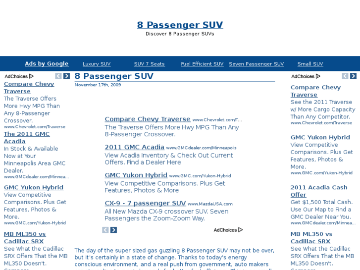 www.8passengersuv.net