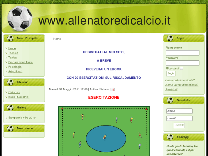 www.allenatoredicalcio.it