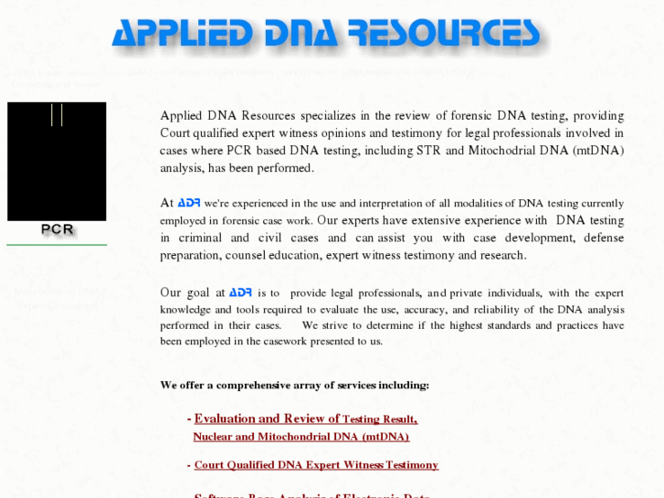 www.applieddnaresources.com