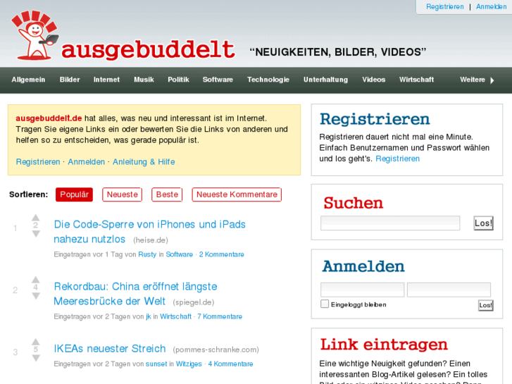 www.ausgebuddelt.de