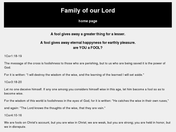 www.familyofourlord.com