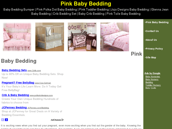 www.pink-baby-bedding.com