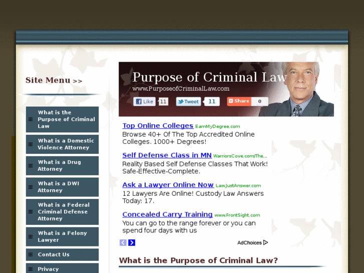 www.purposeofcriminallaw.com