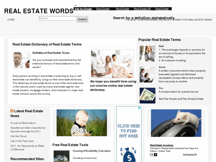 www.realestatewords.com