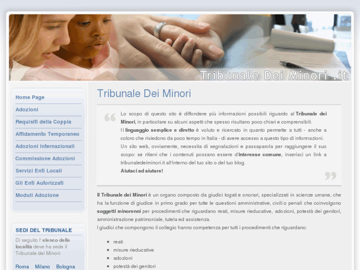 www.tribunaledeiminori.it