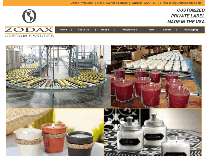 www.zodaxcandlefactory.com