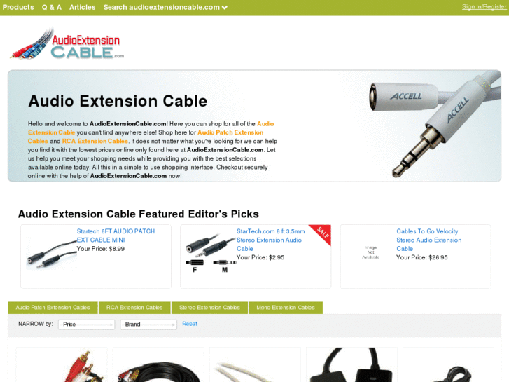 www.audioextensioncable.com