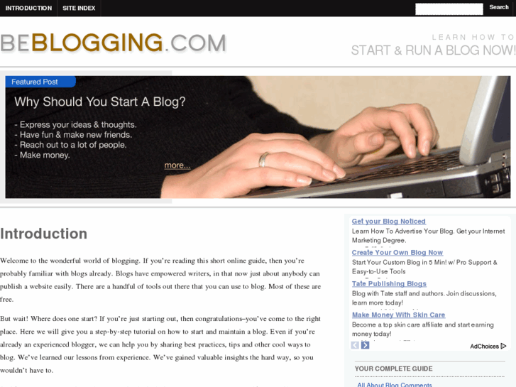 www.beblogging.com