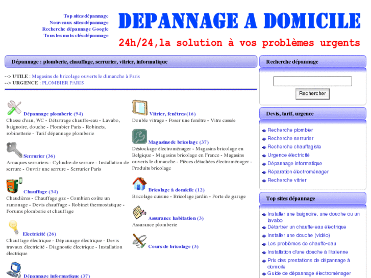 www.depannage-domicile.info