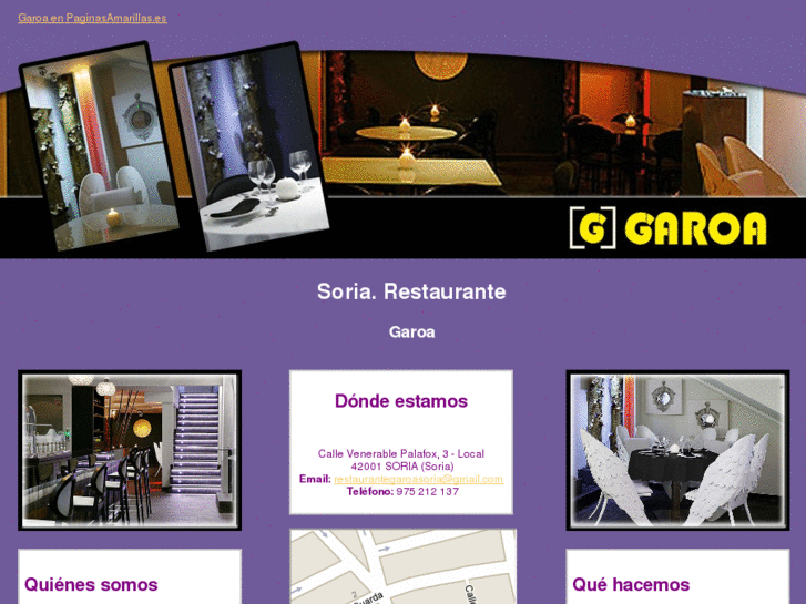 www.garoarestaurante.es