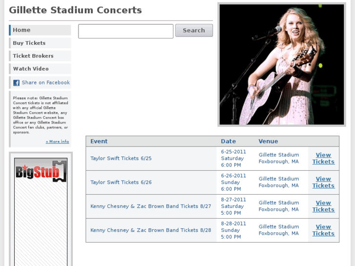 www.gillettestadiumconcerts.com