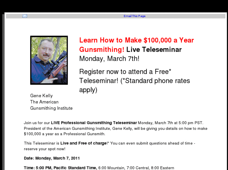 www.gunsmithingseminar.com