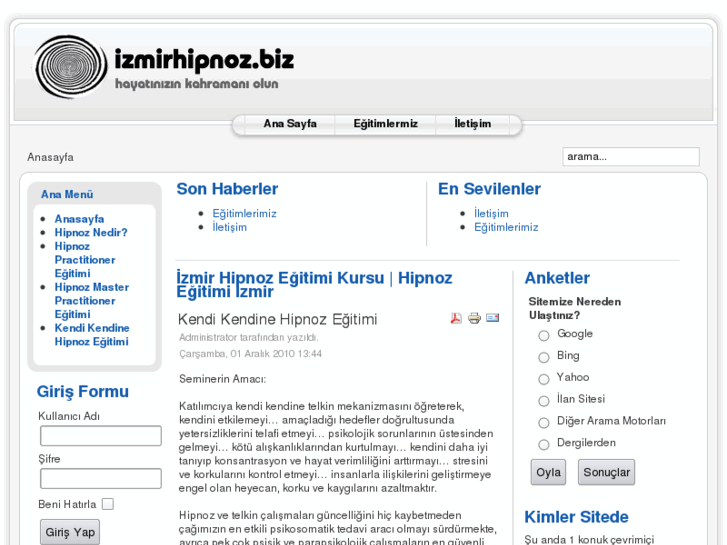 www.izmirhipnoz.biz