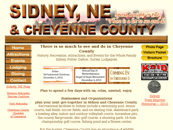 www.sidneycheyennecountytourism.com