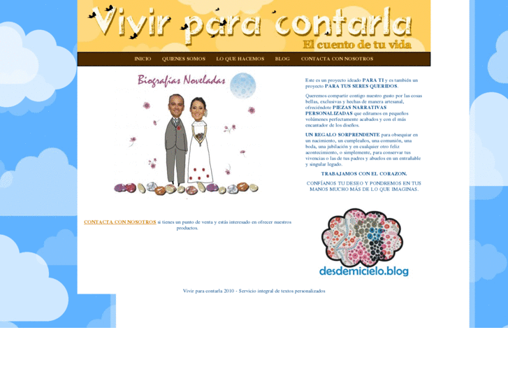 www.vivirparacontarla.es