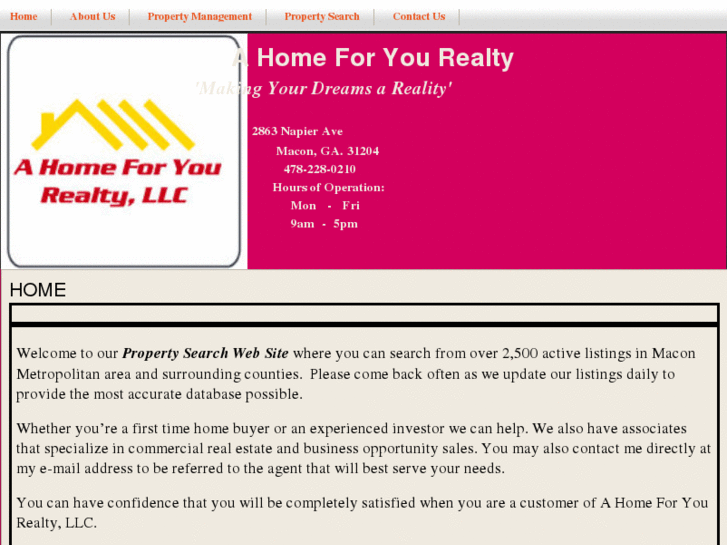 www.ahomeforyourealty.com