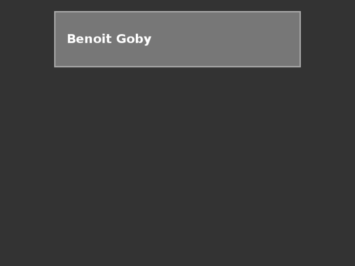 www.benoitgoby.com