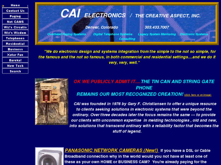 www.caielectronics.com