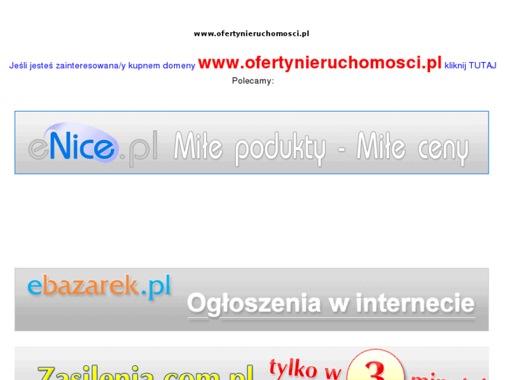 www.ofertynieruchomosci.pl