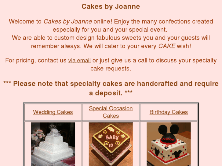 www.cakesbyjoanne.com