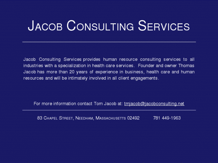 www.jacobconsulting.net