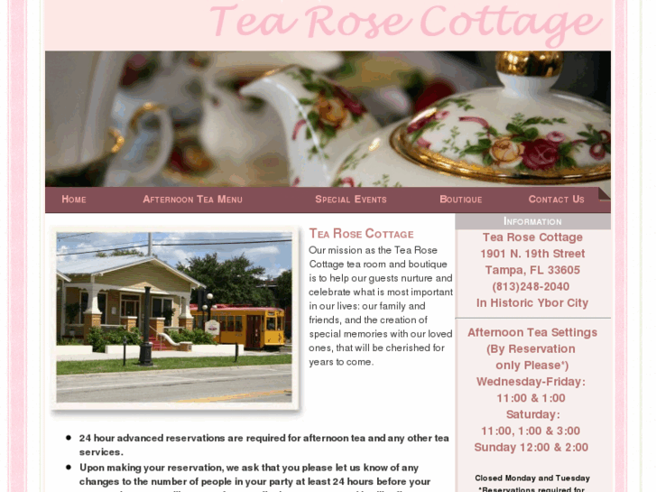 www.tearosecottageybor.com