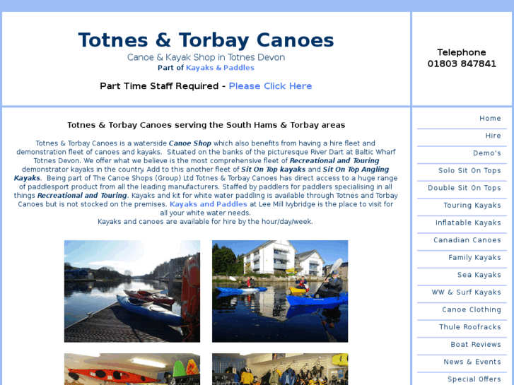 www.totnes-and-torbay-canoes.co.uk