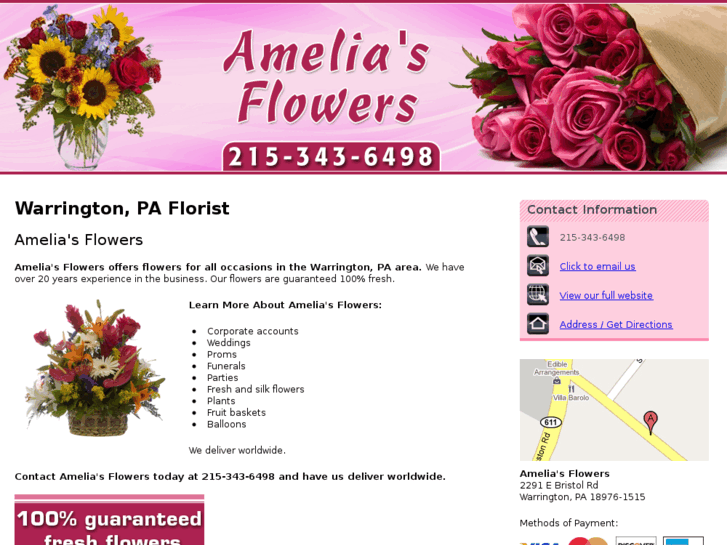 www.ameliasflowerswarrington.com