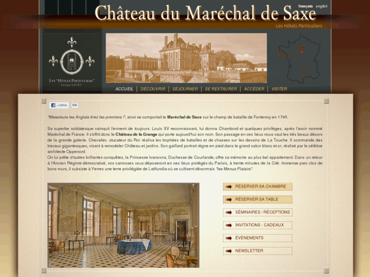 www.chateaudumarechaldesaxe.com