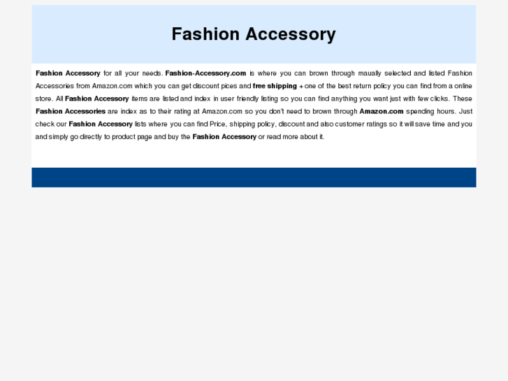 www.fashion-accessory.com