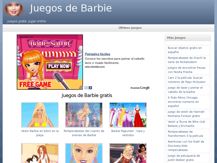 www.juegosdebarbie4u.com