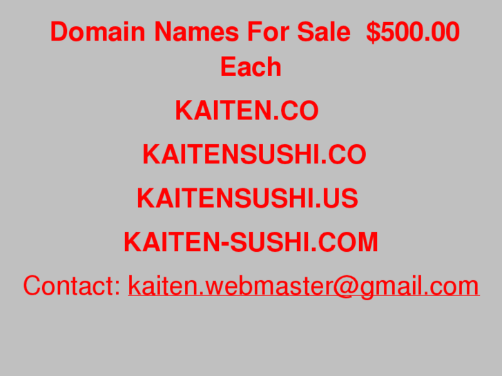 www.kaiten-sushi.com