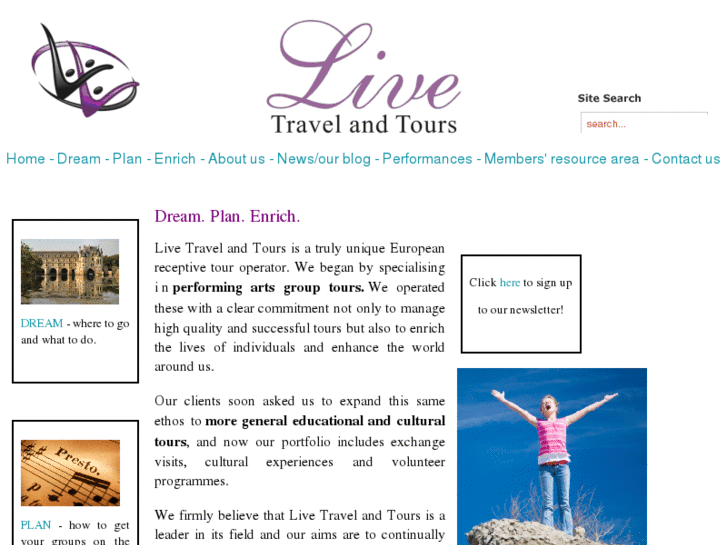 www.livetravelandtours.com