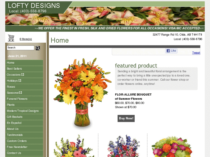 www.loftydesignsflorist.com