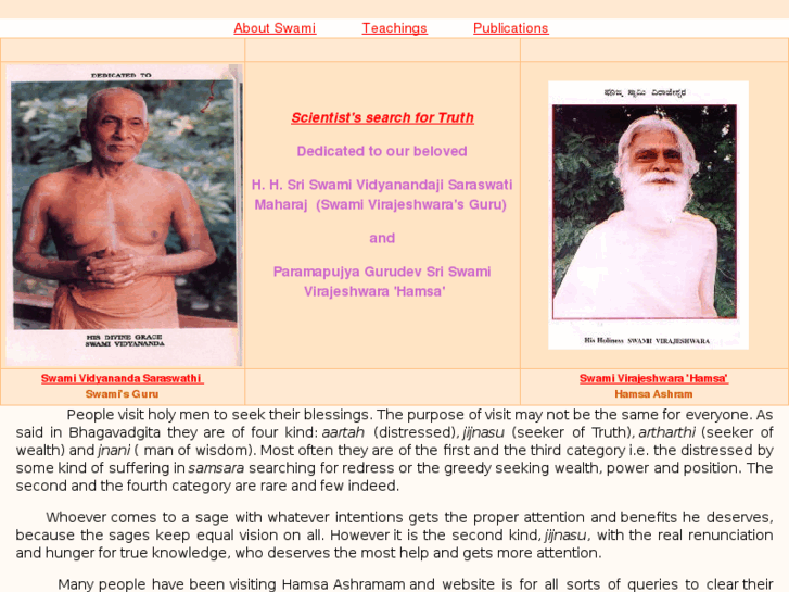 www.swami-virajeshwara.com