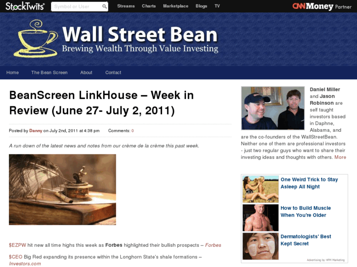 www.wallstreetbean.com