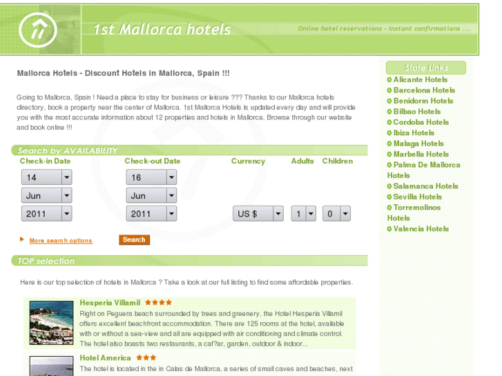 www.1stmallorcahotels.com