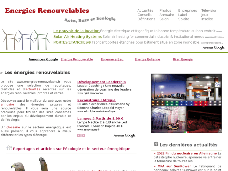 www.energies-renouvelable.fr