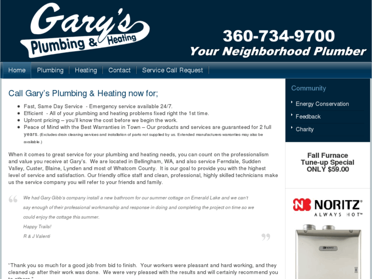 www.garys-plumbing.com