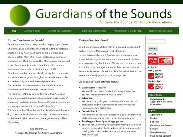 www.guardiansofthesounds.co.nz