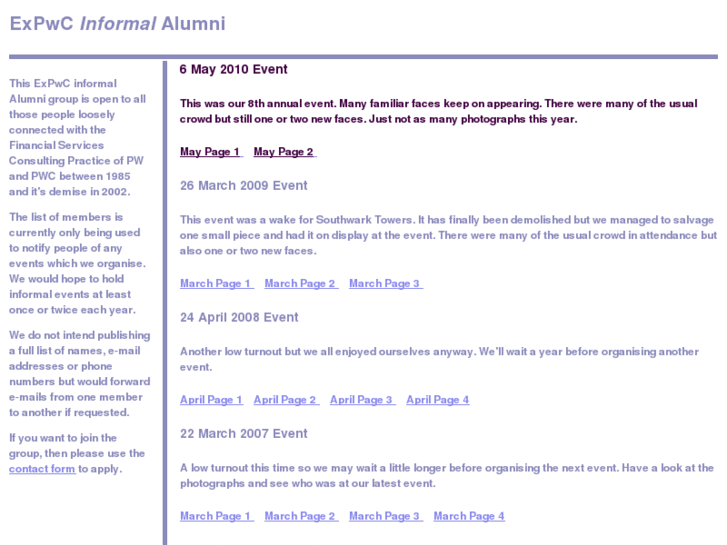 www.informalalumni.info