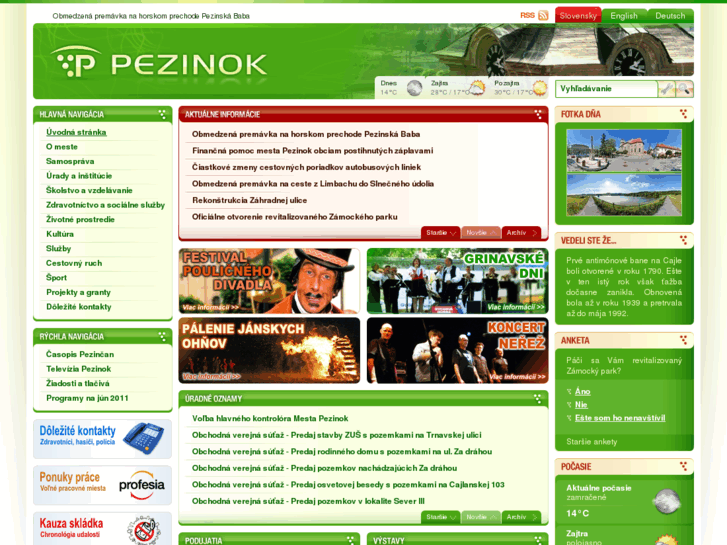 www.pezinok.sk