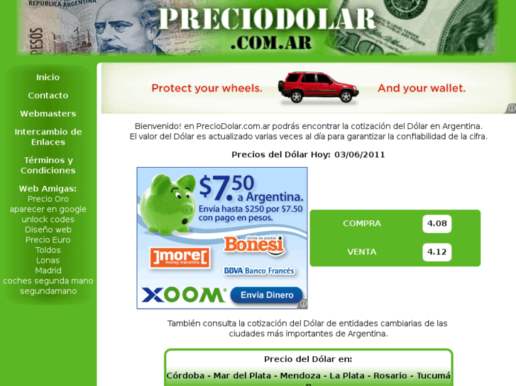 www.preciodolar.com.ar