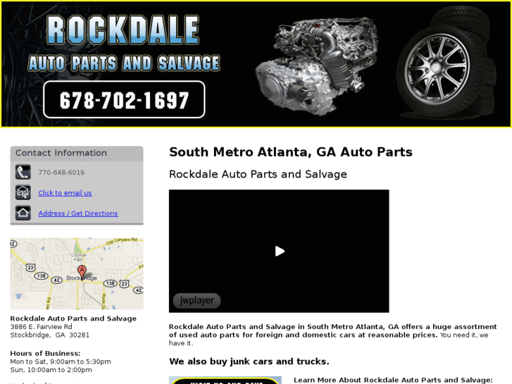 www.rockdaleautopartsandsalvage.com