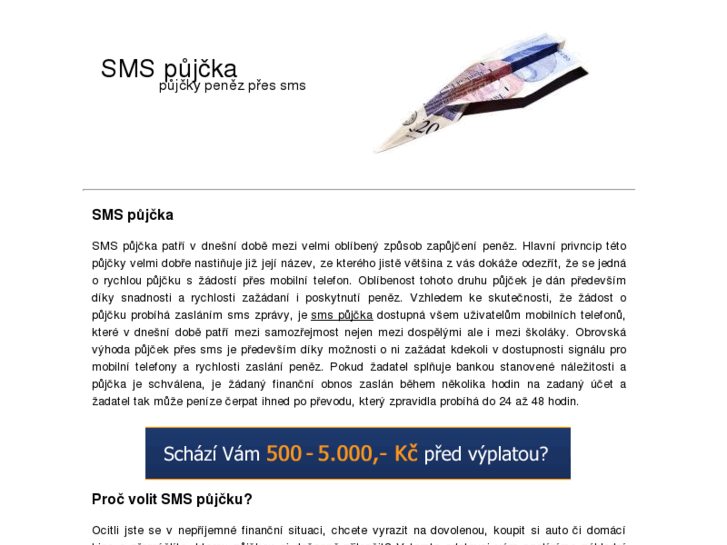 www.sms-pujcka.info