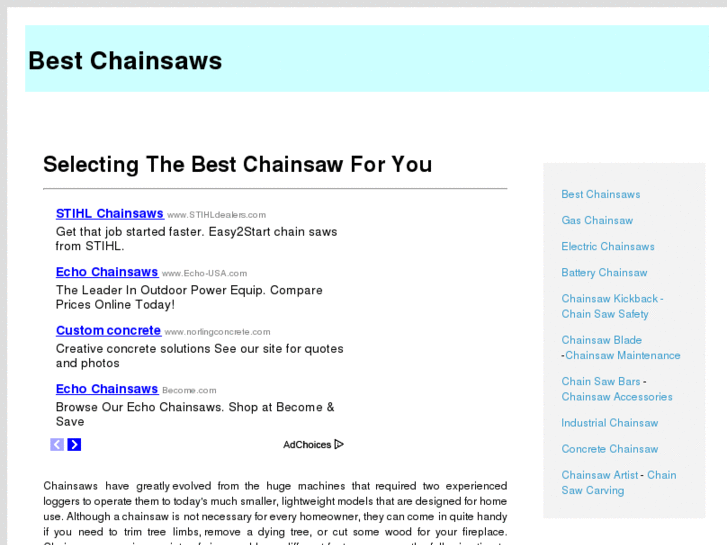 www.thebestchainsaws.com