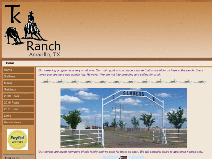 www.tkranchhorses.com