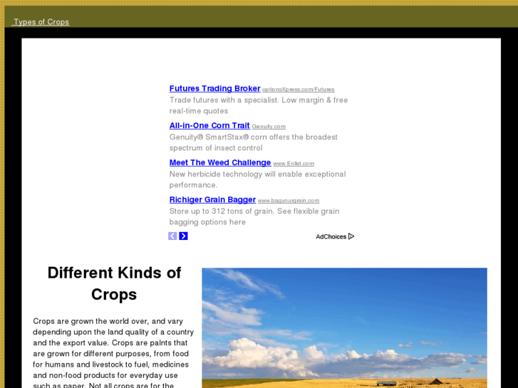 www.typesofcrops.com