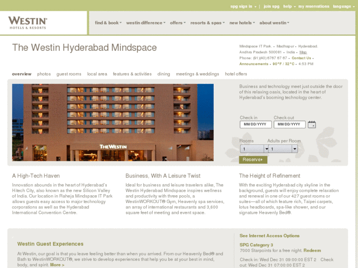 www.westinhyderabad.com