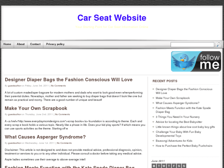 www.carseatwebsite.com